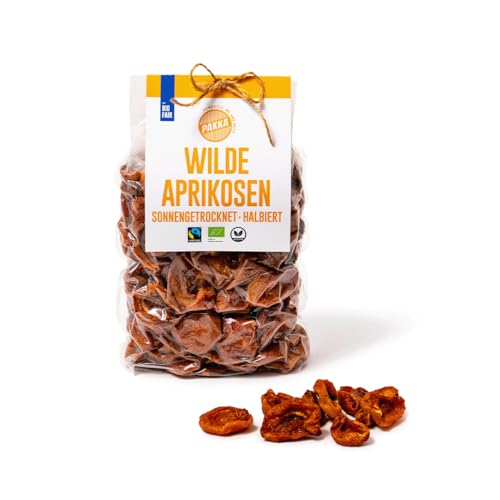 PAKKA - Bio Fairtrade wilde Aprikosen getrocknet 750g, wildgesammelt direkt von Kleinbauern aus Samarkand, Usbekistan, vegan, 750g (1er Pack) von pakka