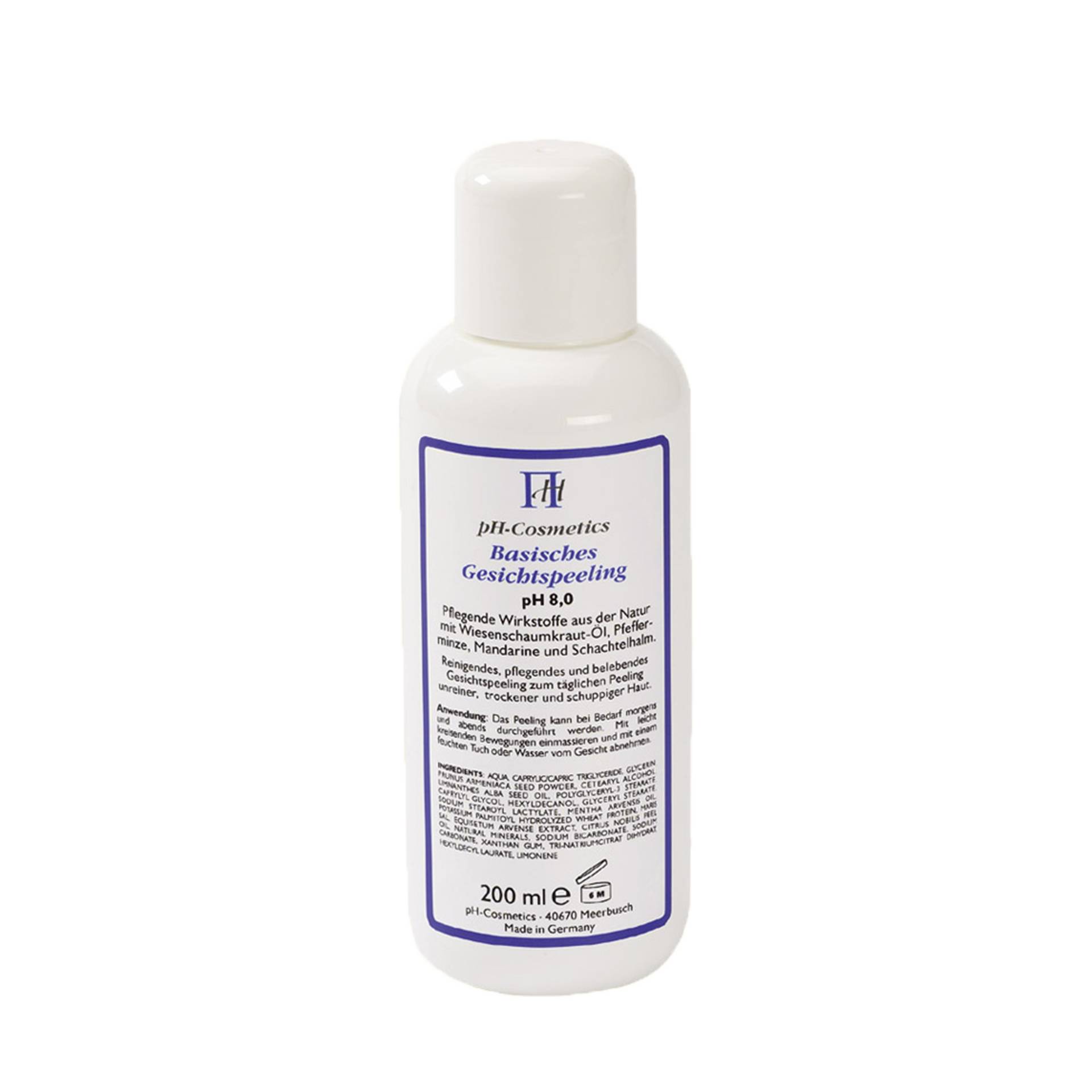 Basisches Gesichtspeeling, pH 8.0 200 ml - Unterstützt die unreine und angegriffene Haut - vegan - ph Cosmetics Basisches Gesichtspeeling, pH 8.0 200 ml - Unterstützt die unreine und angegriffene Haut - vegan - ph Cosmetics von ph Cosmetics