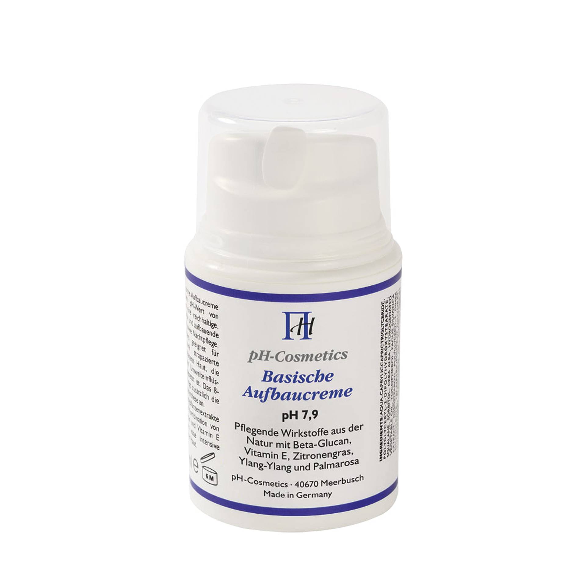 Basische Aufbaucreme pH 7.9 50 ml - Pflegt ideal bei Arbeit im Freien und beim Sport - vegan - ph Cosmetics Basische Aufbaucreme pH 7.9 50 ml - Pflegt ideal bei Arbeit im Freien und beim Sport - vegan - ph Cosmetics von ph Cosmetics