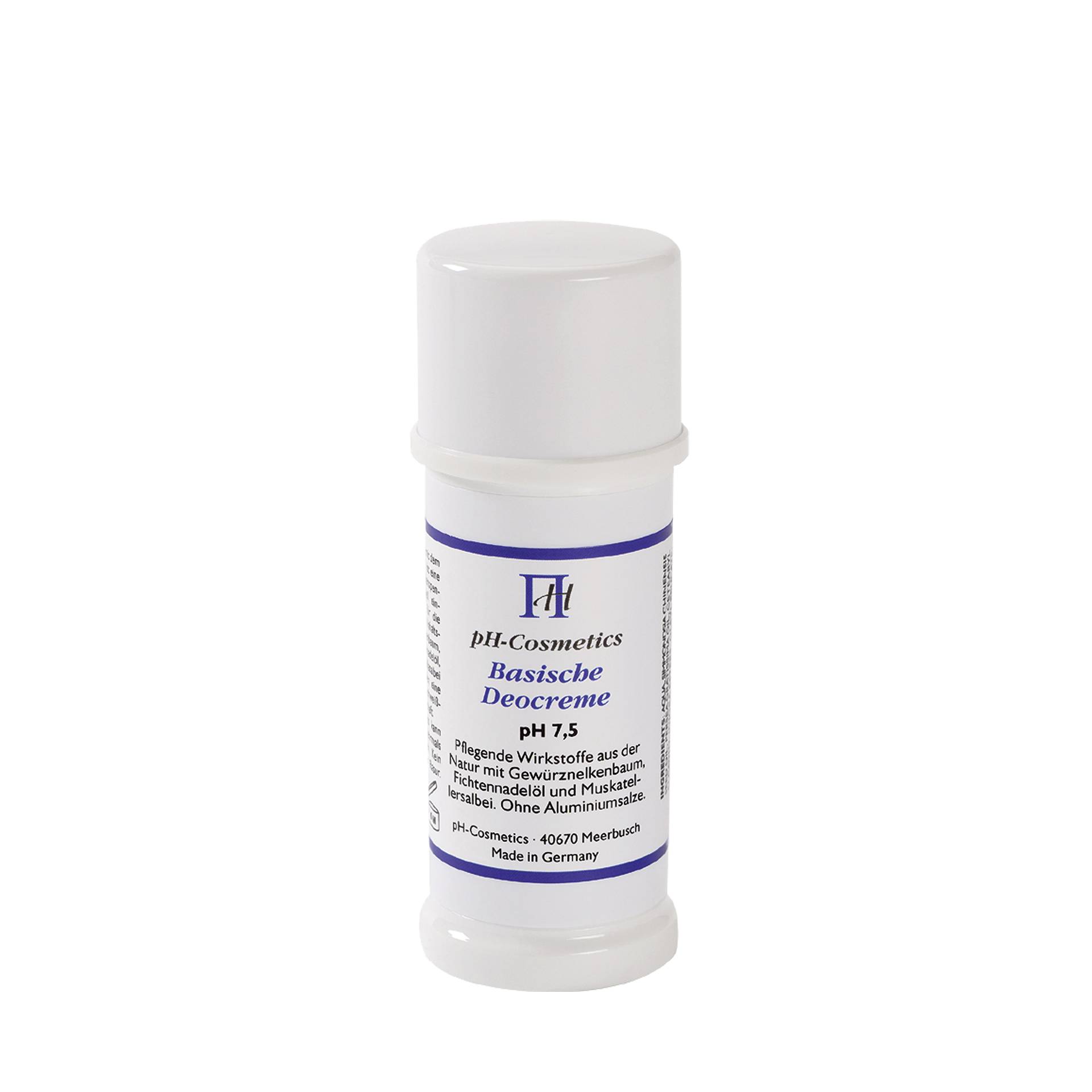 Basische Deocreme pH 7.5 40 ml - Verlässliche Deowirkung für mehrere Stunden - ohne Aluminium! - vegan - ph Cosmetics von ph Cosmetics