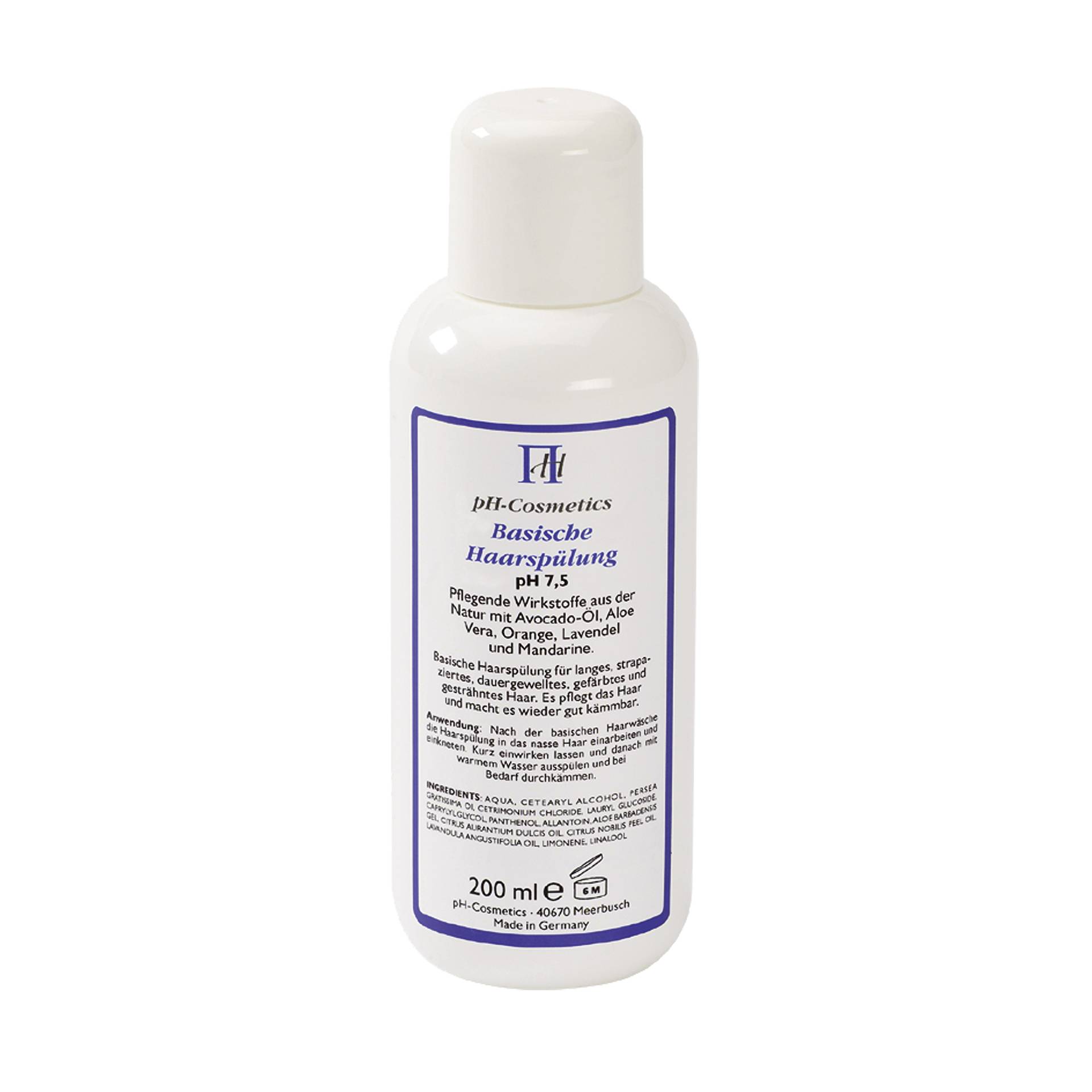 pH-Cosmetics Basische Haarspülung pH 7.5 200 ml - Für gepflegtes und gesund aussehendes Haar - vegan - ph Cosmetics von ph Cosmetics