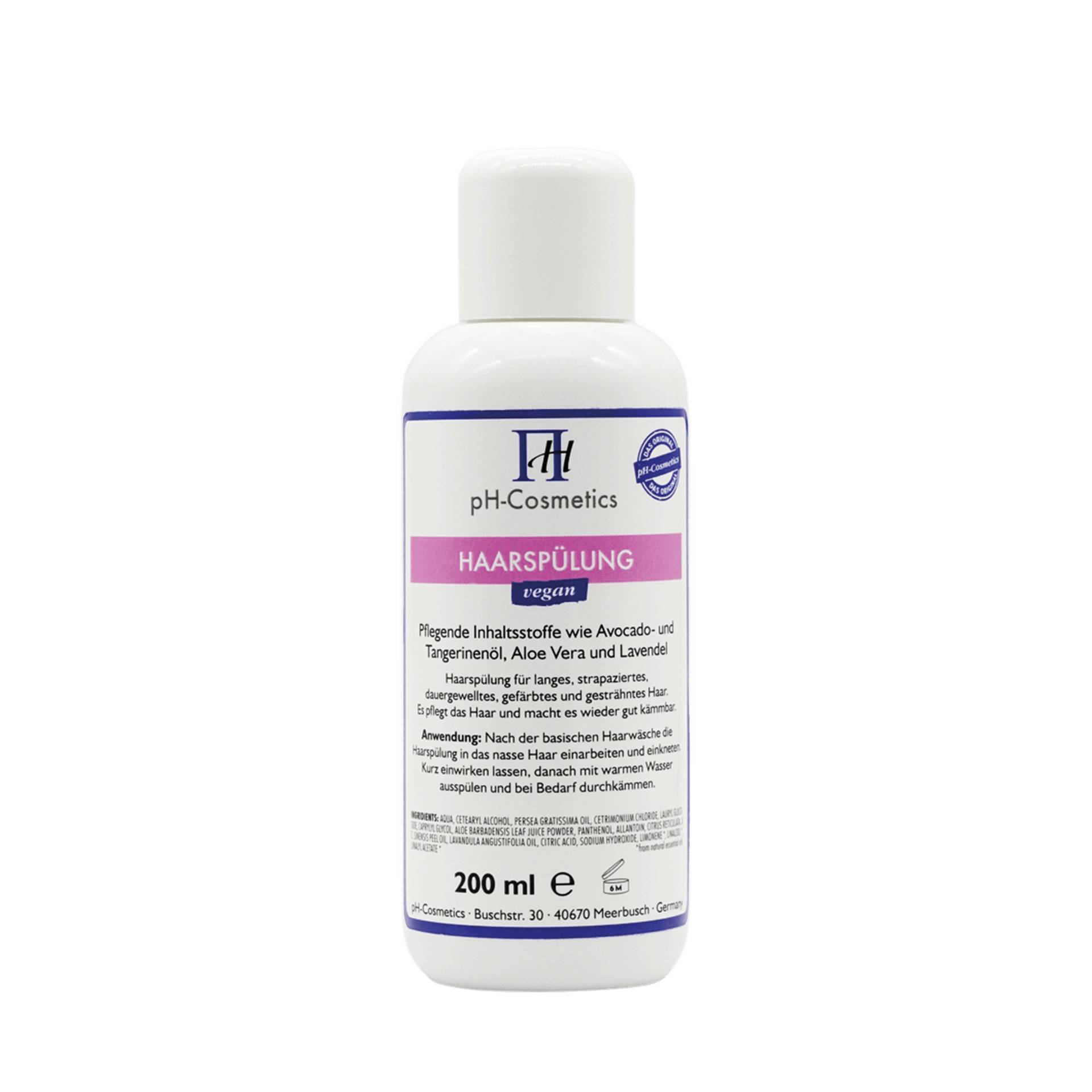 pH-Cosmetics Basische Haarspülung pH 7.5 200 ml - Für gepflegtes und gesund aussehendes Haar - vegan - ph Cosmetics pH-Cosmetics Basische Haarspülung pH 7.5 200 ml - Für gepflegtes und gesund aussehendes Haar - vegan - ph Cosmetics von ph Cosmetics