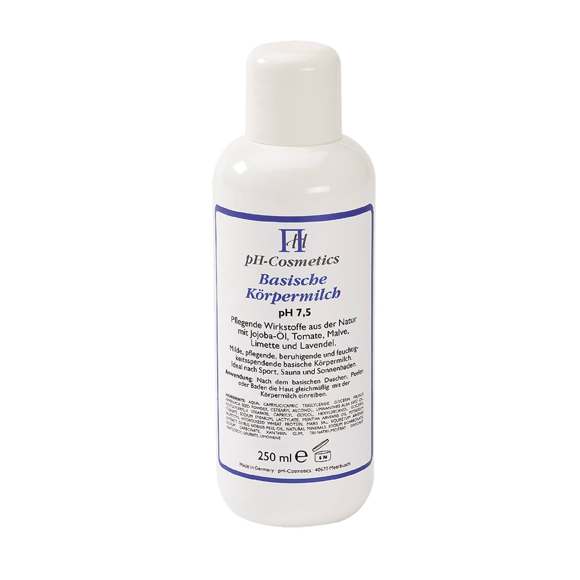 pH-Cosmetics Basische Körpermilch pH 7.5 250 ml - Regt die Haut zur Selbstregulation an - vegan - ph Cosmetics pH-Cosmetics Basische Körpermilch pH 7.5 250 ml - Regt die Haut zur Selbstregulation an - vegan - ph Cosmetics von ph Cosmetics
