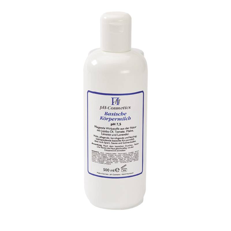 pH-Cosmetics Basische Körpermilch pH 7.5 500 ml - Regt die Haut zur Selbstregulation an - vegan - ph Cosmetics von ph Cosmetics