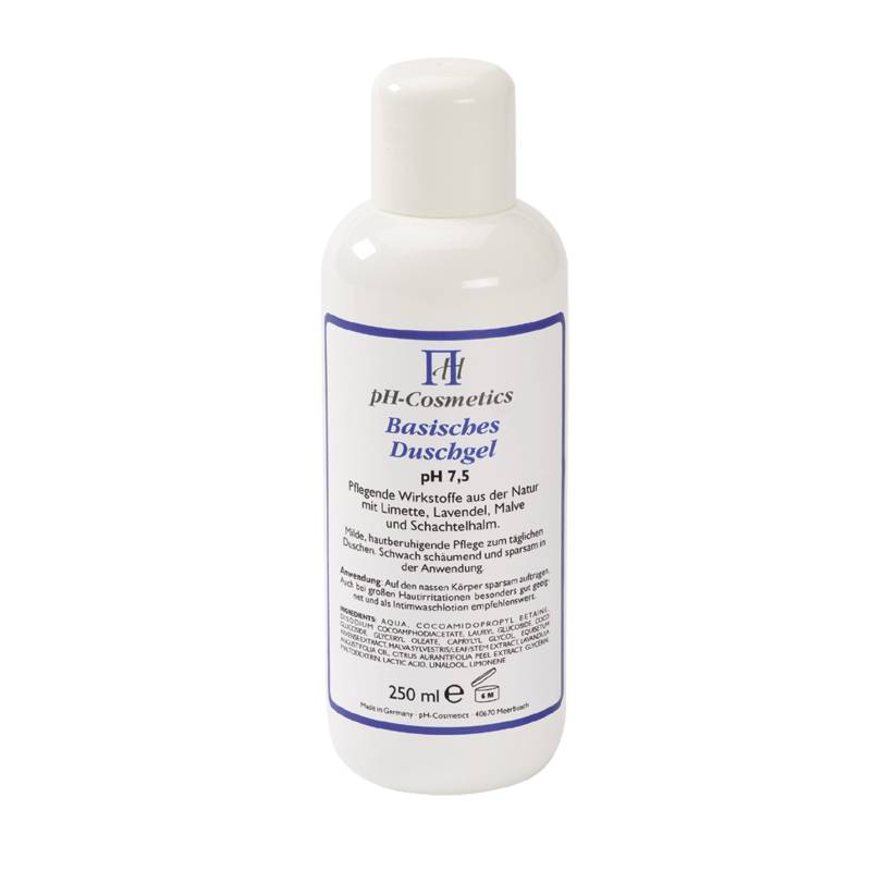 pH-Cosmetics Basisches Duschgel, pH 7.5, 250 ml - fördert den natürlichen Regulationsmechanismus- vegan - ph Cosmetics von ph Cosmetics