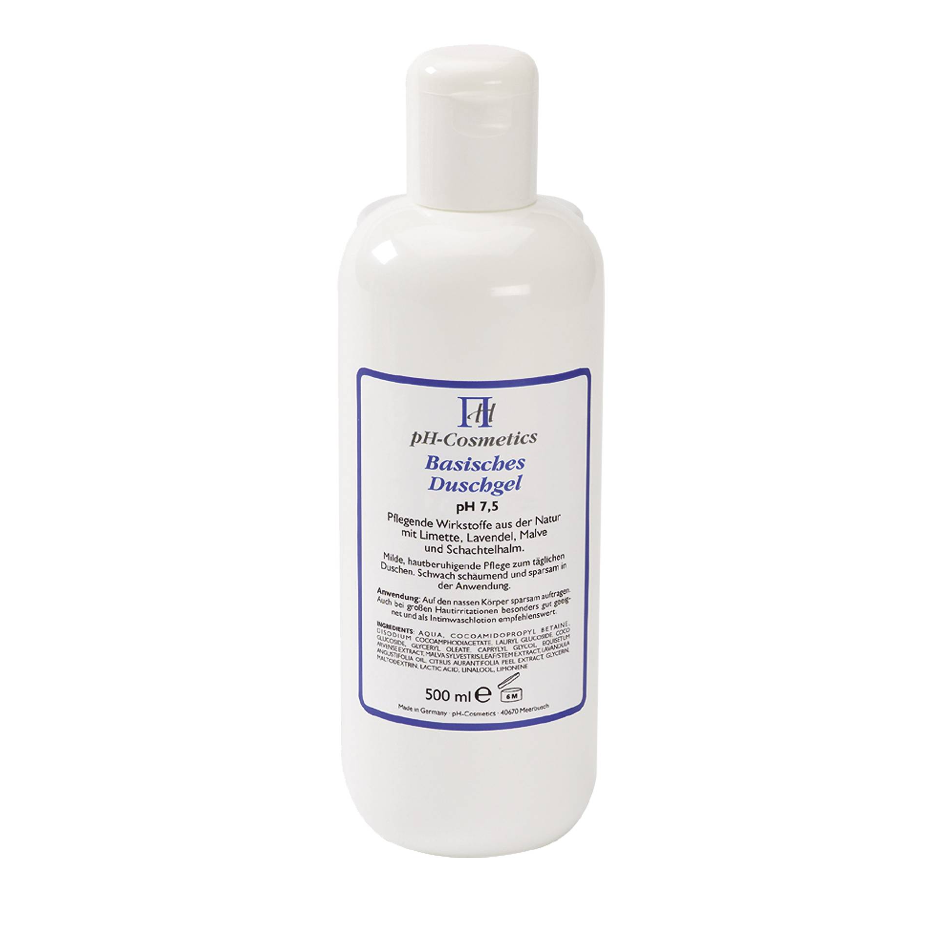 pH-Cosmetics Basisches Duschgel pH 7.5 500 ml - Beruhigt die Haut - vegan - ph Cosmetics von ph Cosmetics