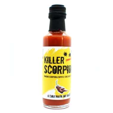 Killer Scorpion Chili Sauce/Chili Mafia Hot Sauce/Inhalt 100 ml / 9 von 10 scharf und lecker von Pika Pika