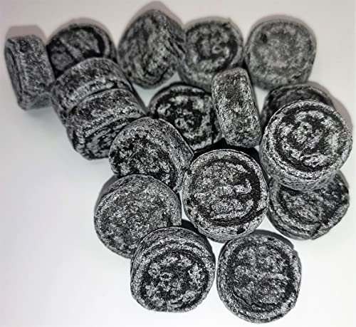 2,5 kg Sahne Lakritz Bonbon Schwarz Geld von Jahrmarktbonbon von pin24shop Die besten Bonbons vom Jahrmarkt von uns produziert, u.v.m