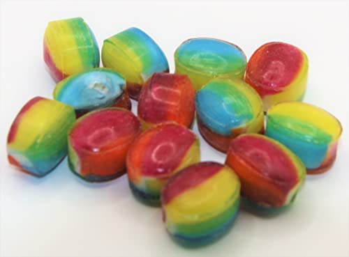 250 gr. Zuckerfreie Regenbogen Bonbon ein Fruchtbonbon in verschiedenen Farben von pin24shop