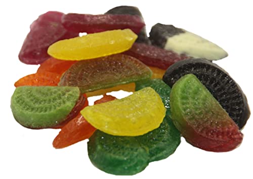 250 gr. Zuckerfreier Fruchtschnitten MIx nur von Jahrmarktbonbon von pin24shop