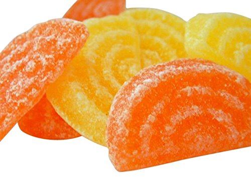 erdnuss-king 2,5 kg Orange und Zitrone Fruchtschnitten ein fruchtiges leicht säuerliches Bonbon von pin24shop