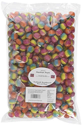 erdnuss-king 1 kg Zuckerfreie Regenbogen Bonbon ein Fruchtbonbon in verschiedenen Farben von pin24shop