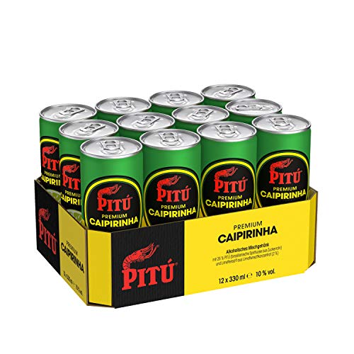 Pitu Caipirinha Mischgetränk (12 x 0.33 l) von pitu