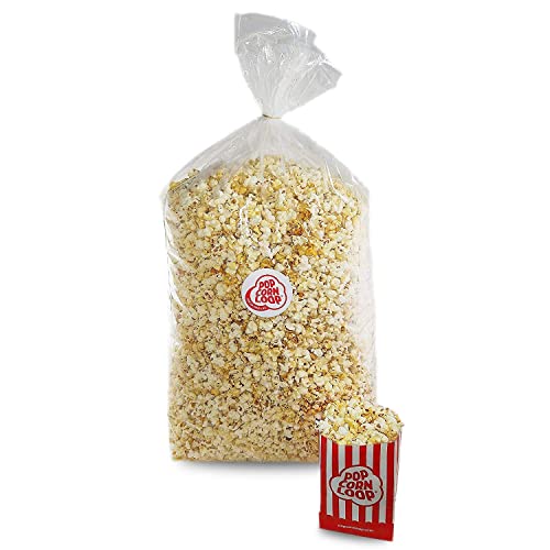 Popcorn Sack Süß 4 Kg inklusive 80 stk. Popcorntüten Gratis Dazu Frisch und Verzehrbereit für Feste Events Veranstaltungen Partys Festivals (Süß, 4 kg) von popcornloop