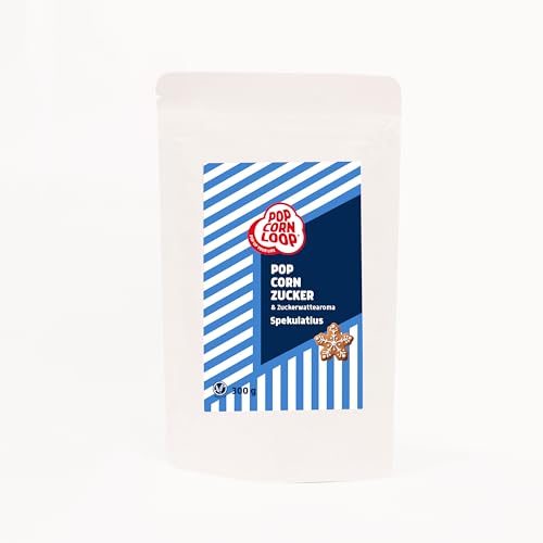 Popcornloop Spekulatius 300g Gewürz Popcornzubereitung Popcorn Mais Gewürz zum Verfeinern Kochen Backen Dessert Müsli Joghurt von popcornloop