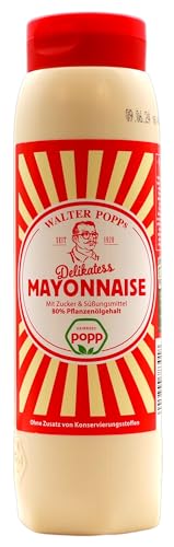 popp Delikatess Mayonnaise, 6er Pack (6 x 650ml) von popp