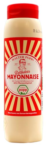 popp Delikatess Mayonnaise, 6er Pack (6 x 650ml) von popp