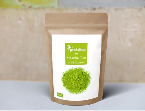 Bio Matcha Tee Grüntee-Pulver 100g DE-ÖKO-044 von prakritee