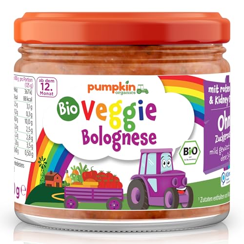 Pumpkin Organics Pasta Sauce - Veggie Bolognese, 250g (2er Pack) von Pumpkin Organics