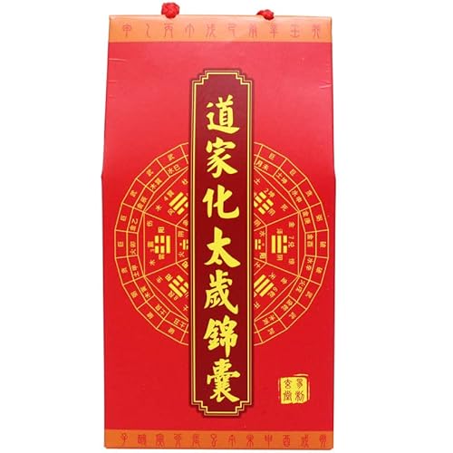 Taoist Supplies Amulett Exorzismus bringt Glück Maskottchen Dekoration Anhänger 2023 (1 Stück) von qinxingbaihuodian