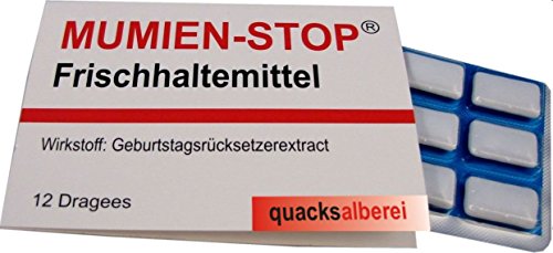 quacksalberei Witzige Kaugummis "MUMIEN-STOP" von quacksalberei