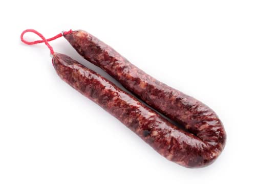Hirschsalz hergestellt mit der besten Auswahl an Wildfleisch. Ein unverwechselbarer Geschmack und ein Aroma, das den Appetit öffnet. 0,250 kg Aprx Hirschsalz hergestellt mit der besten Auswahl an Wildfleisch. Ein unverwechselbarer Geschmack und ein Aroma, das den Appetit öffnet. 0,250 kg Aprx von quejara