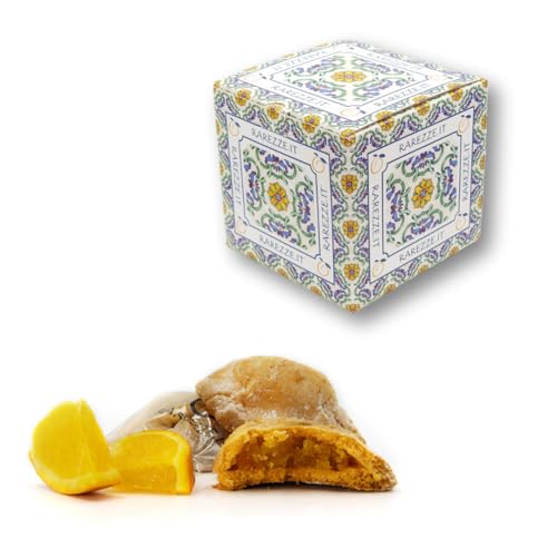 RAREZZE - Fagottini-Kekse aus Mürbeteig mit Sizilianische Orange Feingebäck mit Orangenfüllung in einer wunderschönen Geschenkbox (kg.1). RAREZZE: traditioneller sizilianischer Konditorenkunst von rarezze.it