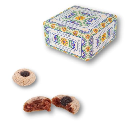 RAREZZE - Sizilianische MAULBEEREN-Mandelkekse frisch gebacken - Handgemachte Pasta di Mandorla aus Sizilien - Feines Mandelgebäck aus täglicher Produktion - Geschenkbox 400g von rarezze.it