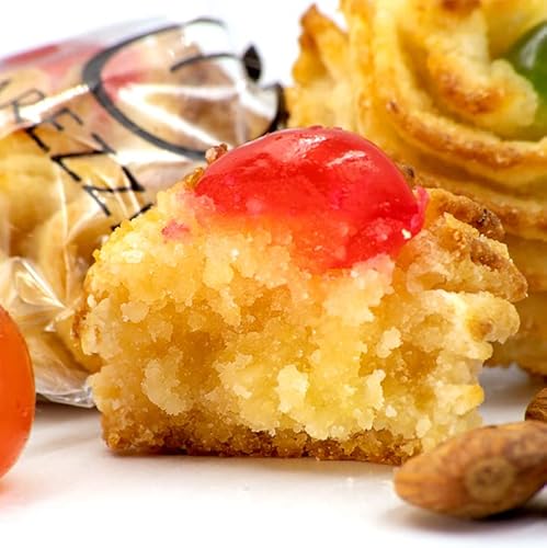 RAREZZE - Sizilianische Mandelkekse mit Kirsche - Frisch gebacken - Handgemachte Pasta di Mandorla aus Sizilien - Feines Mandelgebäck aus täglicher Produktion - Geschenkbox 1kg RAREZZE - Sizilianische Mandelkekse mit Kirsche - Frisch gebacken - Handgemachte Pasta di Mandorla aus Sizilien - Feines Mandelgebäck aus täglicher Produktion - Geschenkbox 1kg von rarezze.it