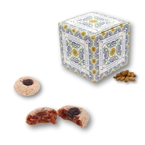 RAREZZE - Sizilianische MAULBEEREN-Mandelkekse frisch gebacken - Handgemachte Pasta di Mandorla aus Sizilien - Feines Mandelgebäck aus täglicher Produktion - Geschenkbox 1kg von rarezze.it