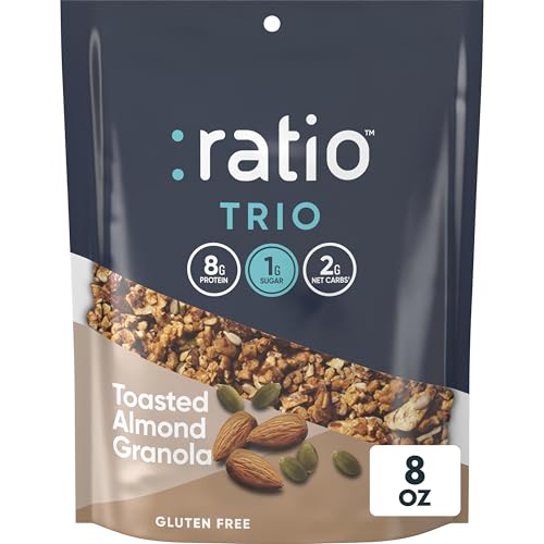 :ratio Céto – Getreidebeutel mit gerösteten Mandelkörnern, wiederverschließbar, 200 ml :ratio Céto – Getreidebeutel mit gerösteten Mandelkörnern, wiederverschließbar, 200 ml von :ratio