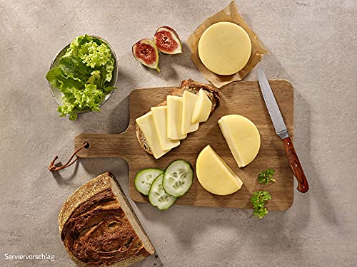 ration1 Gouda 8 x 200g - Dosenkäse 10 Jahre haltbar! Vegetarisch, Laktosefrei & Glutenfrei! Einfach öffnen genießen! von ration1.de