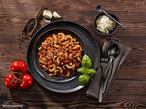 ration1 Nudeln in Bolognese Soße 1 x 400g, 10 Jahre haltbar, haltbare Nahrung, Notfallnahrung, Survival Ausrüstung, Notration Fertiggerichte, Outdoornahrung, Camping Essen, Festival, Wandern von ration1.de