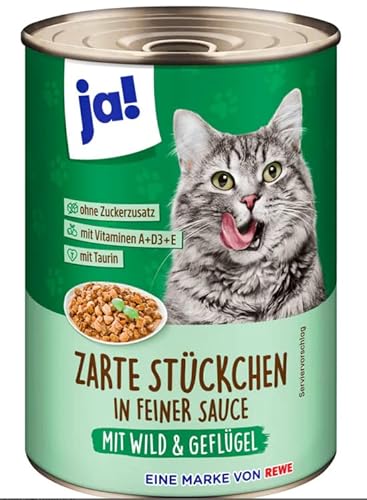ja! mit Wild, Geflügel & Karotte 415 g ja! mit Wild, Geflügel & Karotte 415 g von rewe beste wahl