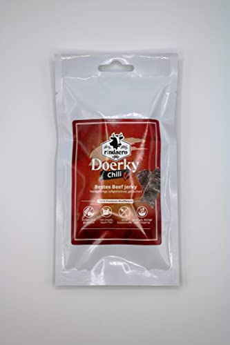 Doerky Beef Jerky/Trockenfleisch 40 g (Chili) von rindaero