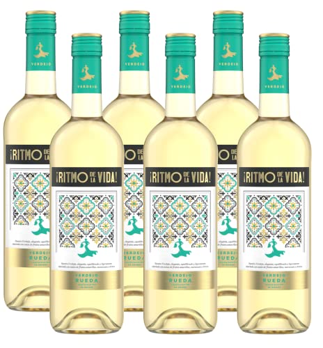 Ritmo de la Vida Verdejo Wein – Trockener Weißwein aus Spanien (6 x 0, 75l) von ritmo de la vida