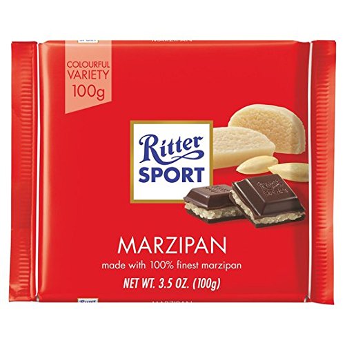 Ritter Sport Schokolade mit Plain Marzipan Füllung 100g von Ritter