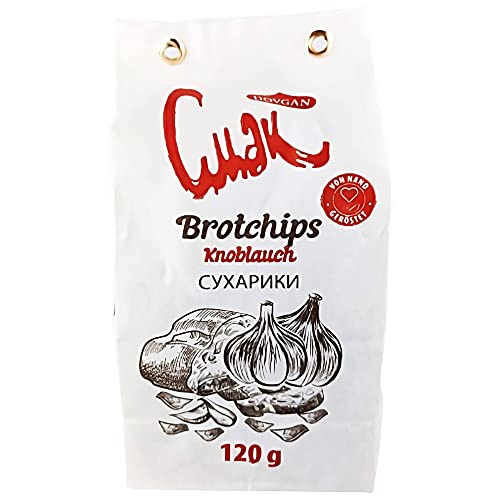 3 x Dovgan Smak Brotchips mit Knoblauch (3 x 120g) von rumarkt