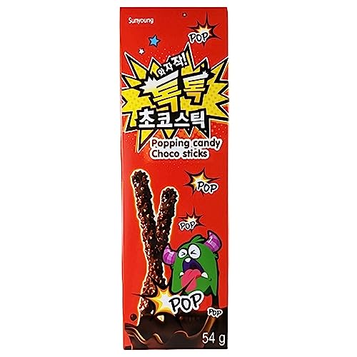 3 x Sunyoung Popping Candy Choco Sticks (3 x 54g) von rumarkt