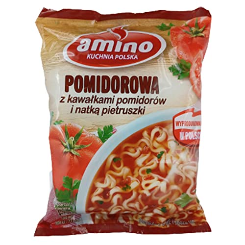 rumarkt Amino Pomidorowa Polnische Instant Tomatensuppe 22er Pack (22 x 61g) von rumarkt