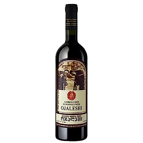 Folklore Ojaleshi Rotwein lieblich 12% vol. 0,75L georgischer Wein von rumarkt