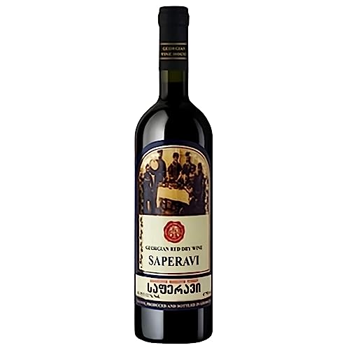 Folklore Saperavi Rotwein trocken 12% vol. 0,75L georgischer Wein von rumarkt
