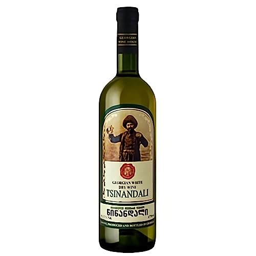 Folklore Tsinandali Weißwein trocken 13% vol. 0,75L georgischer Wein von rumarkt