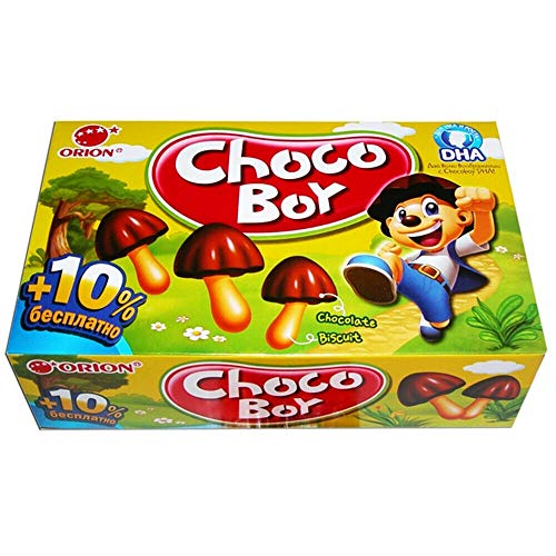 Kekse Choco Boy 3er Pack (3 x 100g) pilzförmiges Gebäck von rumarkt