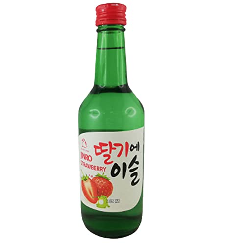 Koreanische Spirituose Jinro Erdbeere 0,36L 13% Vol. von rumarkt