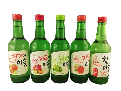 Koreanische Spirituosen Jinro 5er Set (5 x 0,35L) von rumarkt