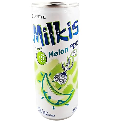 Lotte Milkis Soda Getränk Melone 12 Dosen (12 x 250ml) inkl. 3€ Einwegpfand von rumarkt