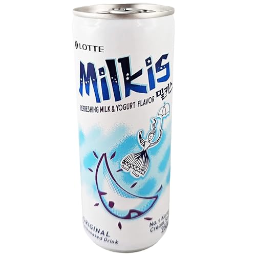Lotte Milkis Soda Getränk Milch & Joghurt 6 Dosen (6 x 250ml) inkl. 1,5€ Einwegpfand von rumarkt