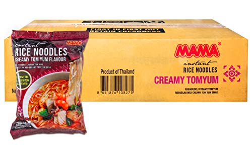 Mama Asian Instant Rice Noodles Tom Yum Pack of 24 (24 x 55 g) von MAMA