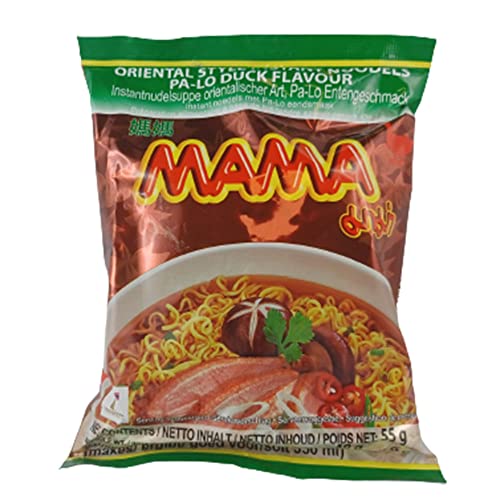 Mama Pa-Lo Duck 30er Pack (30 x 60g) Asiatische Instant Nudeln Pa-Lo- Ente von rumarkt